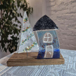 Choinka przy domku FS