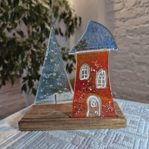 Choinka przy domku FS