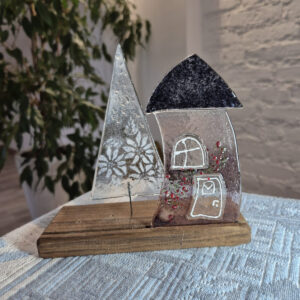 Choinka przy domku FS