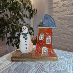 Bałwan przy domku FS