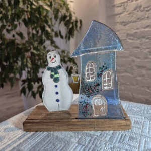 Bałwan przy domku FS