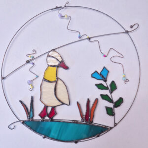 Kaczuszka witraż wiszący ZT