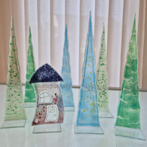 Drzewko świąteczne fusing ozdoba stojąca